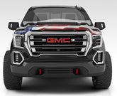 Stampede 2015-2018 GMC Sierra 2500 HD Vigilante Premium Hood Protector - Flag