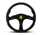 Momo MOD80 Steering Wheel 350 mm - Black Suede/Black Spokes