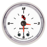 Autometer C2 2-1/6in 12 Hour Analog Clock Gauge