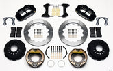 Wilwood Narrow Superlite 4R Rear P-Brk Kit 12.88in Big Ford New Style 2.50in Off Stag Mount