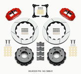 Wilwood Narrow Superlite 4R RearTruck Kit 14.25in Red 2012-Up Ford F150 (6 lug)