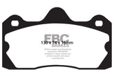 EBC 10-16 Lotus Evora 3.5L Bluestuff Rear Brake Pads