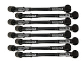 Moroso GM LS 11in Long Coil On Plug 90 Deg Plug Sleeved Ultra Spark Plug Wire Set - Black