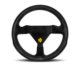 Momo MOD11 Steering Wheel 260 mm - Black Suede/Black Spokes