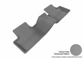 3D MAXpider 2012-2013 Land Rover Range Rover Evoque Kagu 2nd Row Floormats - Gray