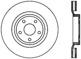 StopTech 06-10 Jeep Grand Cherokee SRT-8 Slotted & Drilled Front Left Rotor