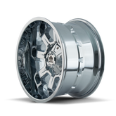 Mayhem 8105 Combat 17x9 / 8x165.1 BP / -12mm Offset / 130.8mm Hub Chrome Wheel