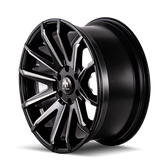 Mayhem 8109 Crossfire 20x9.5 / 6x135 BP / 10mm Offset / 87.1mm Hub Black w/ Milled Spokes Wheel