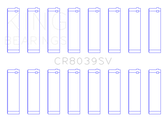 King 08-10 Ford Powerstroke 6.4L (Size +.026mm) Connecting Rod Bearing Set
