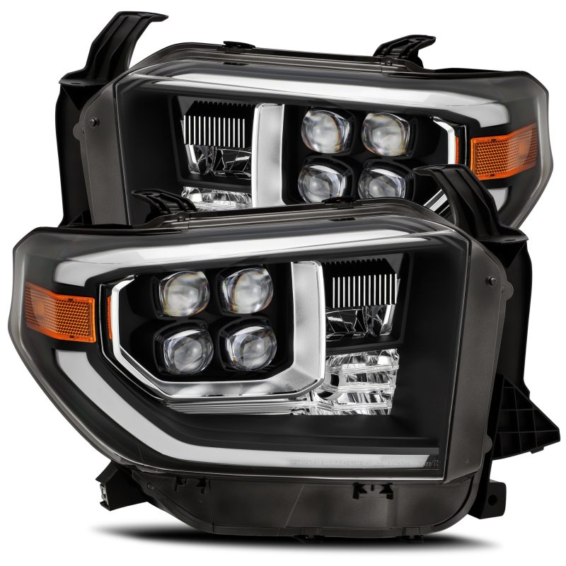 AlphaRex 14-20 Toyota Tundra NOVA LED Proje Headlights Plank Style Black w/Activation Light AlphaRex 14-20 Toyota Tundra NOVA LED Proje Headlights Plank Style Black w/Activation Light