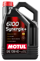Motul 5L Technosynthese Engine Oil 6100 SYNERGIE+ 10W40 4X5L