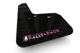Rally Armor 13-19 USDM Ford Fiesta ST Black Mud Flap BCE Pink Logo