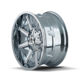 Mayhem 8104 Arsenal 17x9 / 8x165.1 BP / -12mm Offset / 130.8mm Hub Chrome Wheel