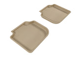 3D MAXpider 2012-2019 Volkswagen Passat Kagu 2nd Row Floormats - Tan