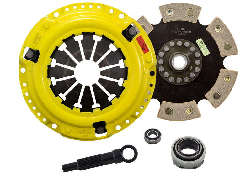 ACT 1990 Honda Civic HD/Race Rigid 6 Pad Clutch Kit ACT 1990 Honda Civic HD/Race Rigid 6 Pad Clutch Kit