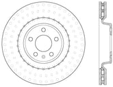 StopTech 12-13 Audi A6 Quattro/11-12 A7 Quattro / 10-13 S4 Front Left Cryo Slotted Rotor