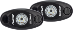 Rigid Industries A-Series Light - Black - High Strength - Blue - Set of 2