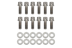 Wilwood Bolt Kit - Hat/Rotor 1/4-28x.75 12 Pt Stainless