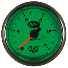 AutoMeter Gauge Fuel Pressure 2-1/16in. 15PSI Digital Stepper Motor NV