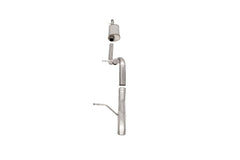 Corsa 12-18 Jeep Wrangler JKU 3.6L Sport 2.75in Cat-Back Exhaust w/ Turn Down Tip