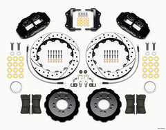 Wilwood Narrow Superlite 6R Front Hat Kit 12.88in Drilled 2013-Up Ford Focus ST w/ Lines