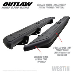 Westin 2019 Chevrolet/GMC Silverado/Sierro Crew Cab Outlaw Nerf Step Bars