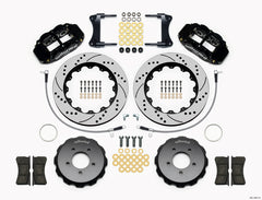 Wilwood Narrow Superlite 6R Front Hat Kit 14.00in Drilled 2005-Up Mazda Miata w/ Lines