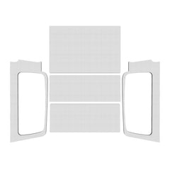 DEI 04-06 Jeep Wrangler LJ Unliminted Headliner Complete Kit - White
