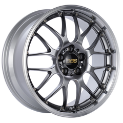 BBS RS-GT 19x8.5 5x120 ET35 Diamond Black Center Diamond Cut Lip Wheel -82mm PFS/Clip Required