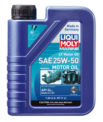 LIQUI MOLY 1L Marine 4T Motor Oil SAE 25W50