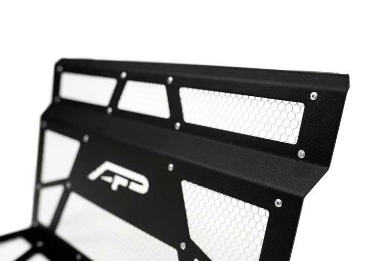 Agency Power 14-18 Polaris RZR XP 1000 / XP Turbo Vented Engine Cover - Matte Black/White Mesh