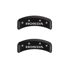 MGP 4 Caliper Covers Engraved Front & Rear Honda Red finish silver ch