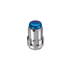 McGard SplineDrive Tuner 5 Lug Install Kit w/Tool (Cone) M12X1.25 / 13/16 Hex / 1.24in. L - Blue Cap
