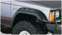 Bushwacker 84-01 Jeep Cherokee Cutout Style Flares 4pc Fits 4-Door Sport Utility Only - Black