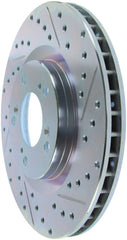 StopTech Select Sport 2000-2009 Honda S2000 Slotted and Drilled Left Front Brake Rotor