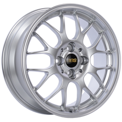 BBS RG-R 17x9 5x120 ET42 Diamond Silver Wheel -82mm PFS/Clip Required