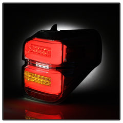 Spyder Toyota 4Runner 10-14 LED Tail Lights - Sequential Turn Signal - Chrome ALT-YD-T4R10-SEQ-C