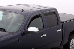 AVS 07-13 Chevy Silverado 1500 Ext. Cab Ventvisor Outside Mount Window Deflectors 4pc - Smoke