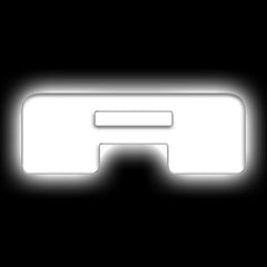 ORACLE Lighting Universal Illuminated LED Letter Badges - Matte White Surface Finish - A