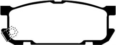 EBC 01-03 Mazda Miata MX5 1.8 (Sports Suspension) Greenstuff Rear Brake Pads