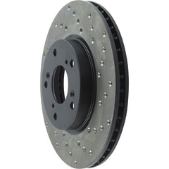 StopTech 06-18 Honda Civic Cryo Drilled Sport Left Front Rotor