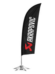Akrapovic Self-standing flag set with tent flag kit