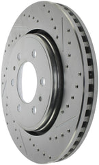 StopTech 07-17 Lincoln Navigator / Ford Expedition Sport Slotted & Drilled Left Front Brake Rotor