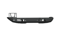 Road Armor 18-20 Jeep Wrangler JL Stealth Rear Bumper Mid Width w/Tire Carrier Hole - Tex Blk