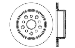 StopTech 93-98 Toyota Supra Turbo Drilled Right Rear Cryo Rotor