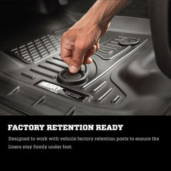 Husky Liners 2012.5 Ford SD Crew Cab WeatherBeater Combo Gray Floor Liners (w/o Manual Trans Case)