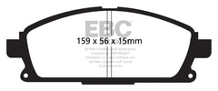 EBC 01 Infiniti Q45 4.1 Redstuff Front Brake Pads
