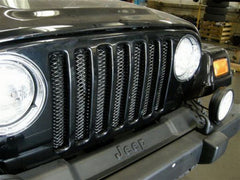 Rampage 1997-2006 Jeep Wrangler(TJ) Grille 3D Single Piece - Black