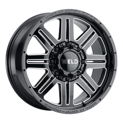 Weld Off-Road W143 22X14 Chasm 6X135 6X139.7 ET-70 BS4.75 Gloss Black MIL Windows 106.1