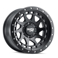 Dirty Life 9311 Enigma Pro 17x9/6x135 BP/-12mm Offset/87.1mm Hub Matte Black Wheel - Beadlock